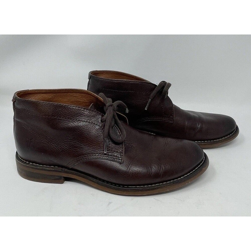 FRYE Men's Brown Leather Lace Up Chukka Boots/Shoes Size 8.5D